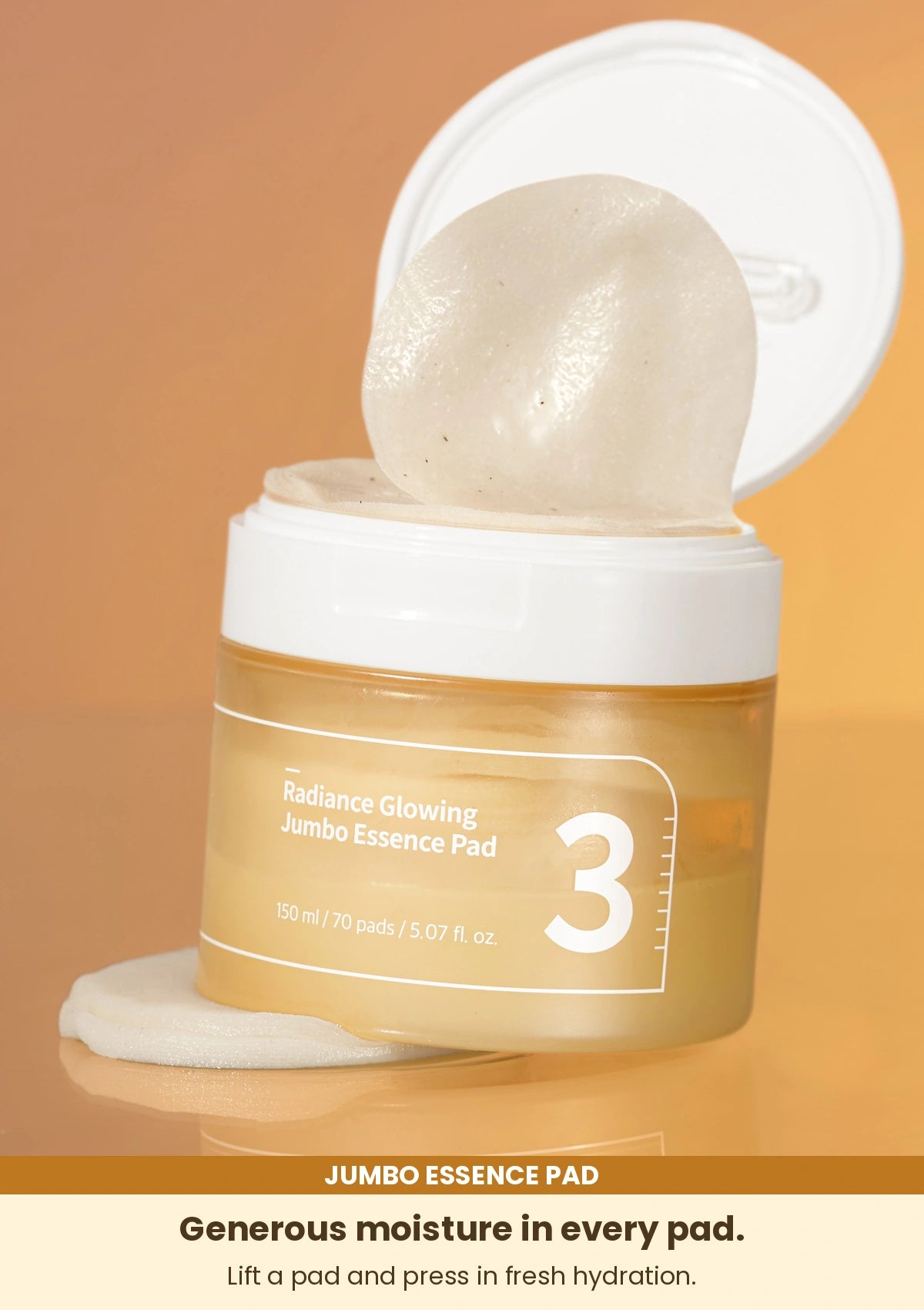 Numbuzin No.3 Cover more skin without pulling or drying out